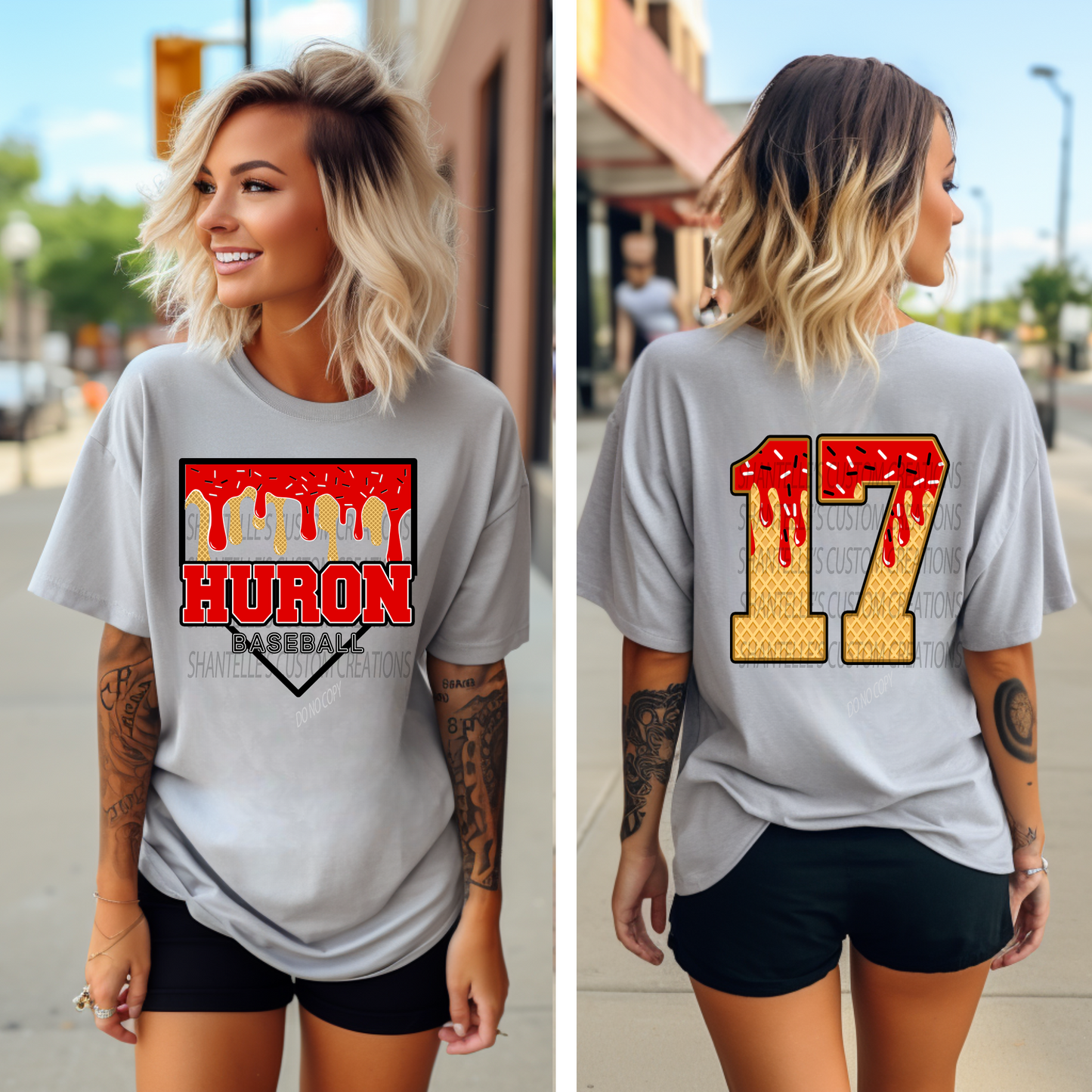 ICE CREAM BASEBALL DESIGN