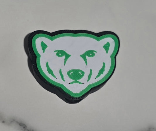 Polar Bear Head Straw Topper