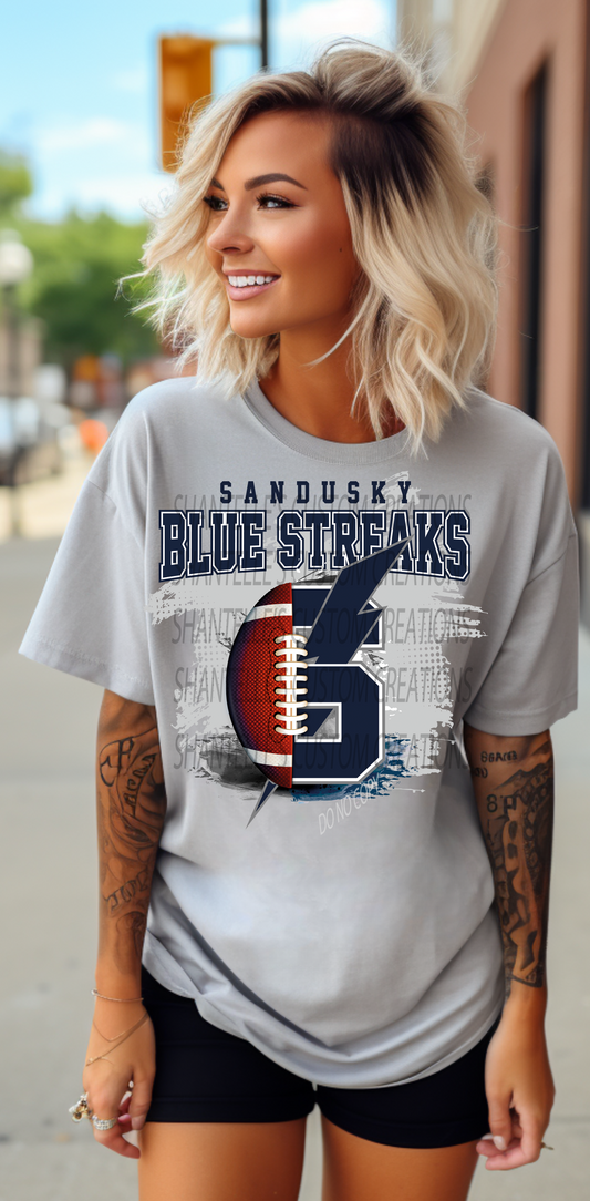 HALF SANDUSKY HALF FOOTBALL