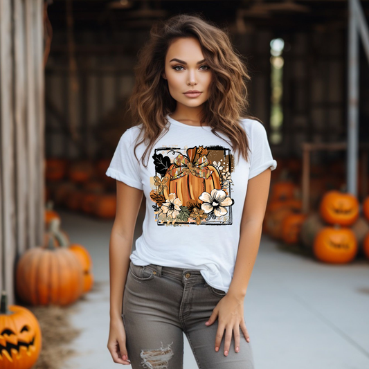FLORAL PUMPKIN