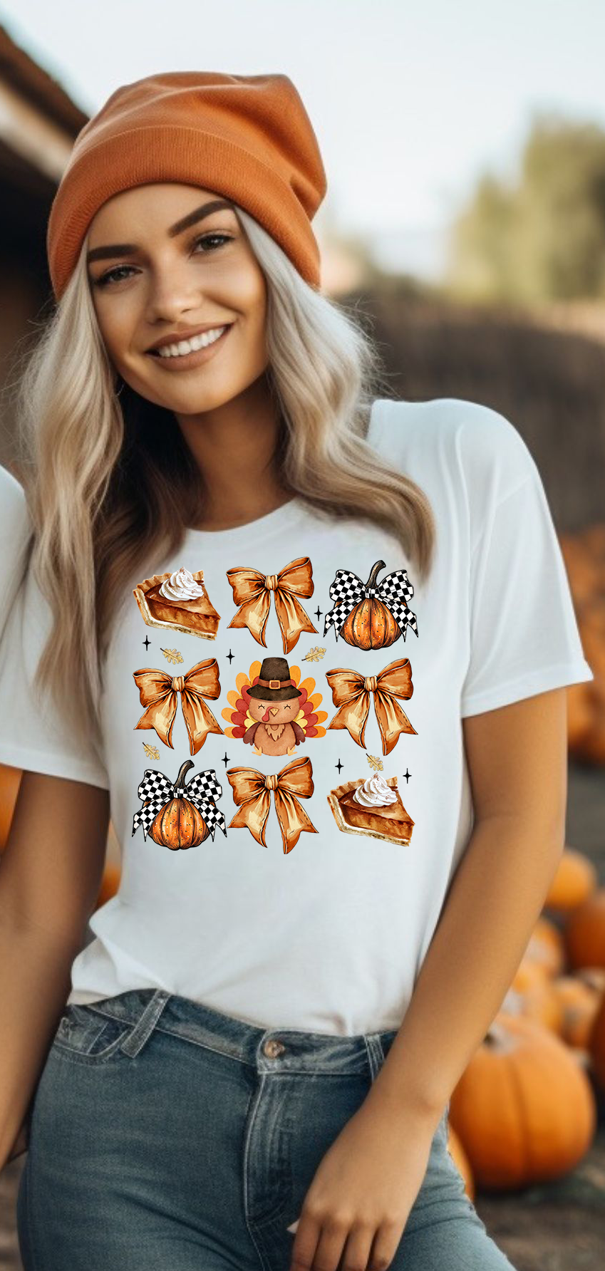 PIES BOWS AND PUMPKINS