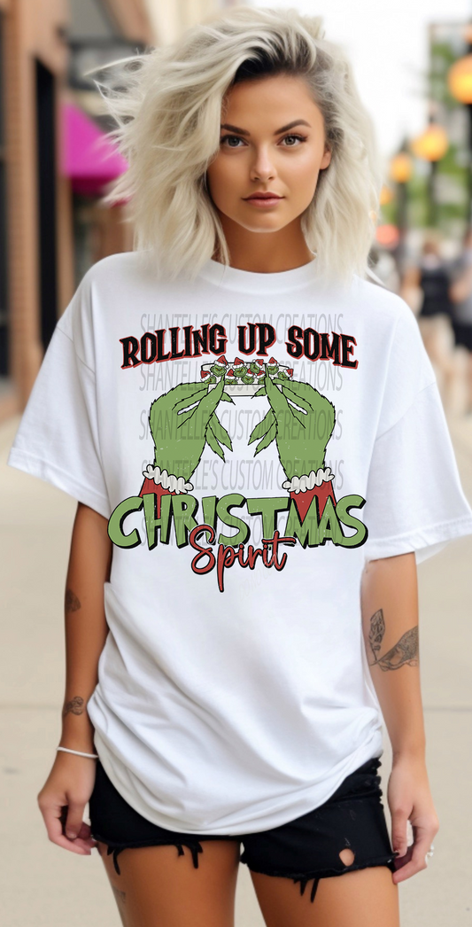 ROLLING UP SOME CHRISTMAS SPIRIT